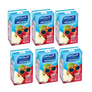 المراعي عصير التفاح 6*140 مل