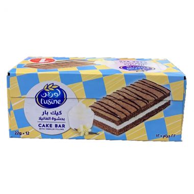 Lusine Cake Bar Vanilla 12x22g