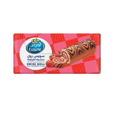 Lusine Swiss Roll Straw 12x17g