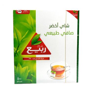 الربيع شاي اخضر 100 كيس