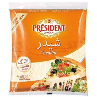 بريزيدانت جبنة شدر مبروشة 200 غم