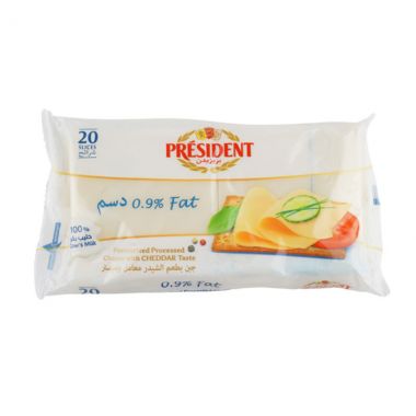 بريزيدانت جبنة شرائح 0% دهون 400 غم 400 غم