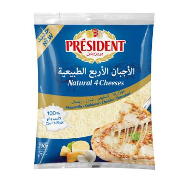 بريزيدن الاجبان الاربعه مبشوره  200 غم