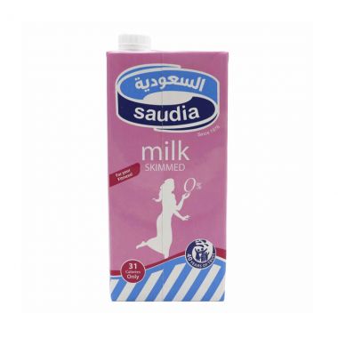السعودية حليب منزوع الدسم 1 لتر