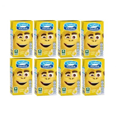 Saudia Banana Milk 8x125ml