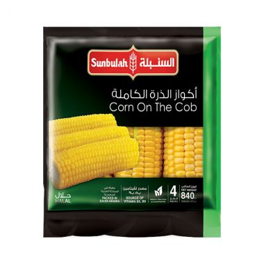 سنبلة اكواز الذرة 4 قطع