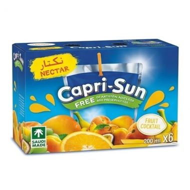 Capri Sun Fruit Cocktail Drink 6x200ml 