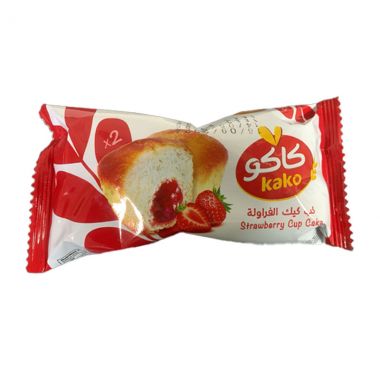 كاكو كب كيك الفراولة 66 غم