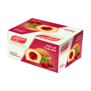 فونتي كب كيك بنكهة الفراولة 18*30 غم