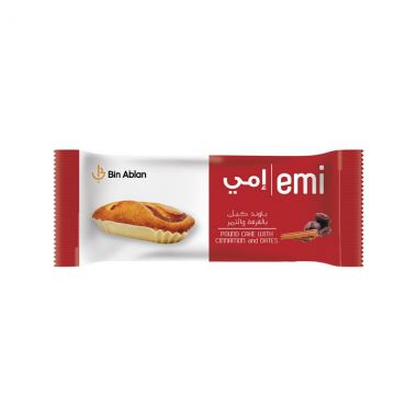 إمي باوند كيك بنكهة القرفة و التمر 60 غم