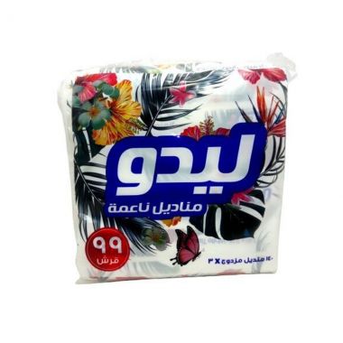 فاين ليدو مناديل ورقية 120*3 باكيت