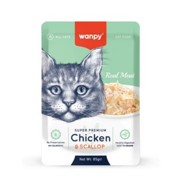 Wanpy Chicken&scallop Cat