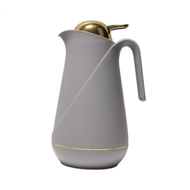 Laloza Round Gray&gold Coffe Flask 4409