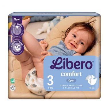Libero Diapers Comfort Size 3x43ct