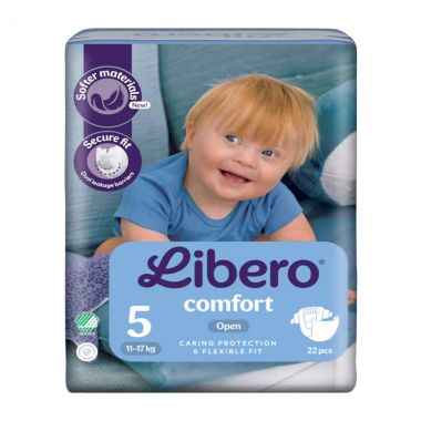 Libero Diapers Comfort Size 5x22ct