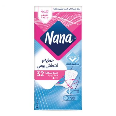 نانا فوط صحية يومية عادية 32 قطعة