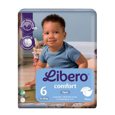 Libero Diapers Comfort Size 6x28ct