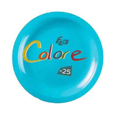 Flo Desrt Plate Turquose 2451