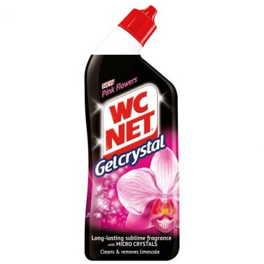 Wc Net Crystal Gel Pink Flower