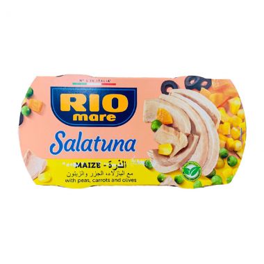 ريو ماري سلطة تونا بخلطة الذرة مع الخضار 2*160 غم