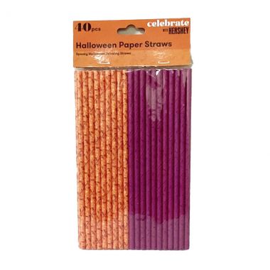 Hersheys Halloween Paper Straw