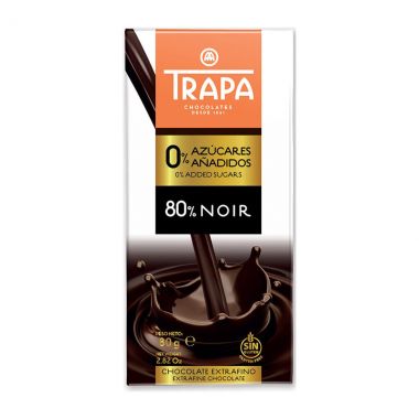 Trapa Choco Dark 80% 0% Sugar