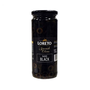 Loreto Sliced Black Olives