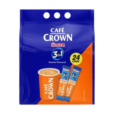 Cafe Crown 3in1 Hzlnut 24x18gr