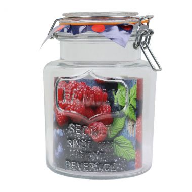 Family Pressure Glass Jar 9442