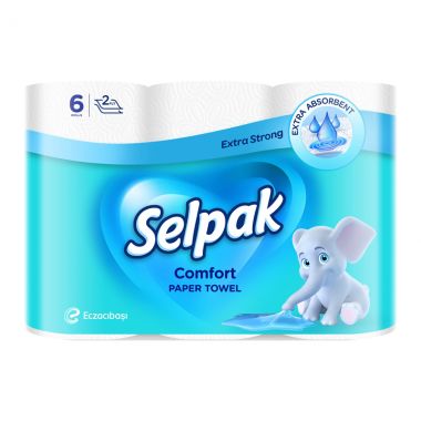 سيلباك مناديل المطبخ كومفورت 6 رول