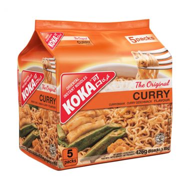 Koka Inst Noodles Curry 5x85gr