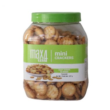 Max 4 Less Mini Ceackers Sour Cream 