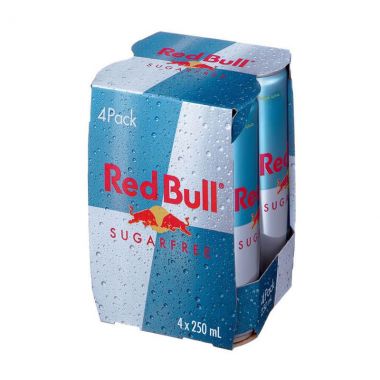 Red Bull Sugar Free 4x250 Ml