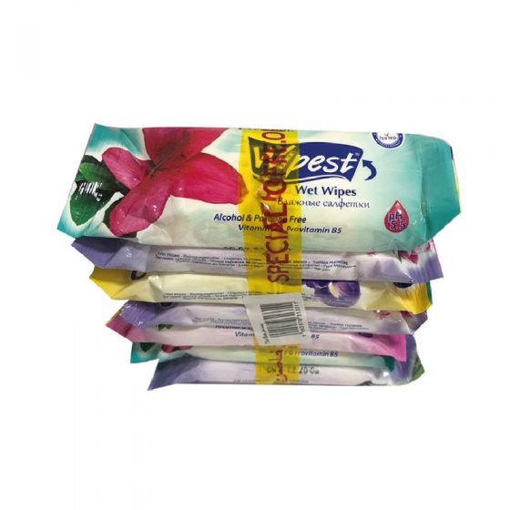 Wipest Wet Wipes 7x15ct