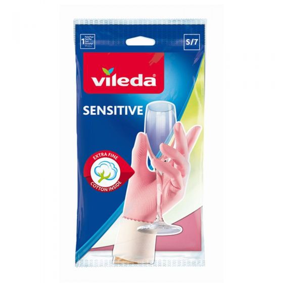 Vileda Rubber Gloves Sensitive