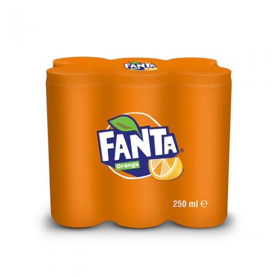 Fanta Orange 6x250ml 5+1 Free