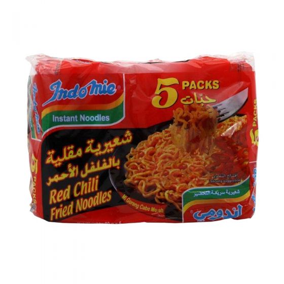 Indomie Red Chilli 100-8 5x80g