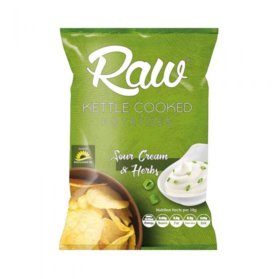 Raw Sour Cream&herbs Chips