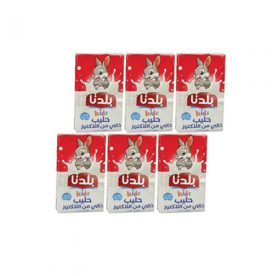بلدنا حليب للاطفال باللاكتوز 6*125 مل
