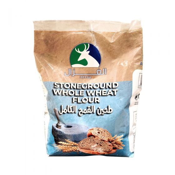 الغزال طحين قمح كامل 1 كغ