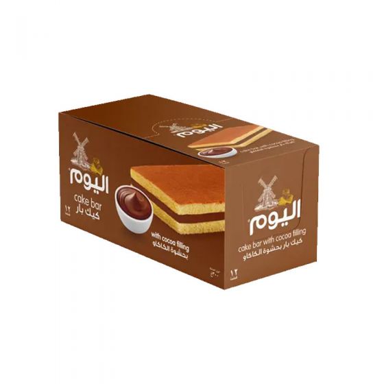 Alyoum Cake Bar Cocoa 12x25gr 