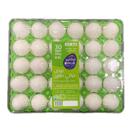 O Value Eggs Plastic Xl 30pc.