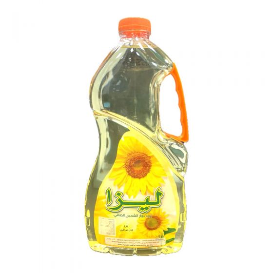 ليزا زيت دوار الشمش 1.5 لتر
