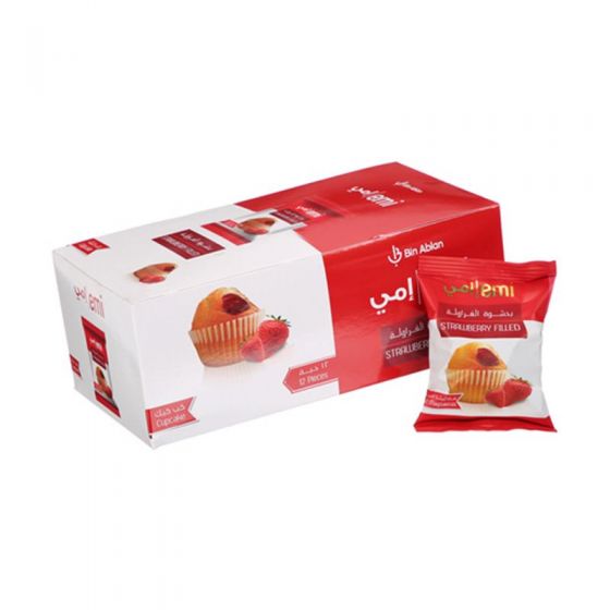 Emi Cupcake Straw Fild 12x40gr